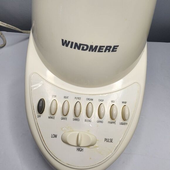 Windmere 14 Speed Blender White Plastic Canister 5.5 Cup Pitcher - Picture 4 of 6